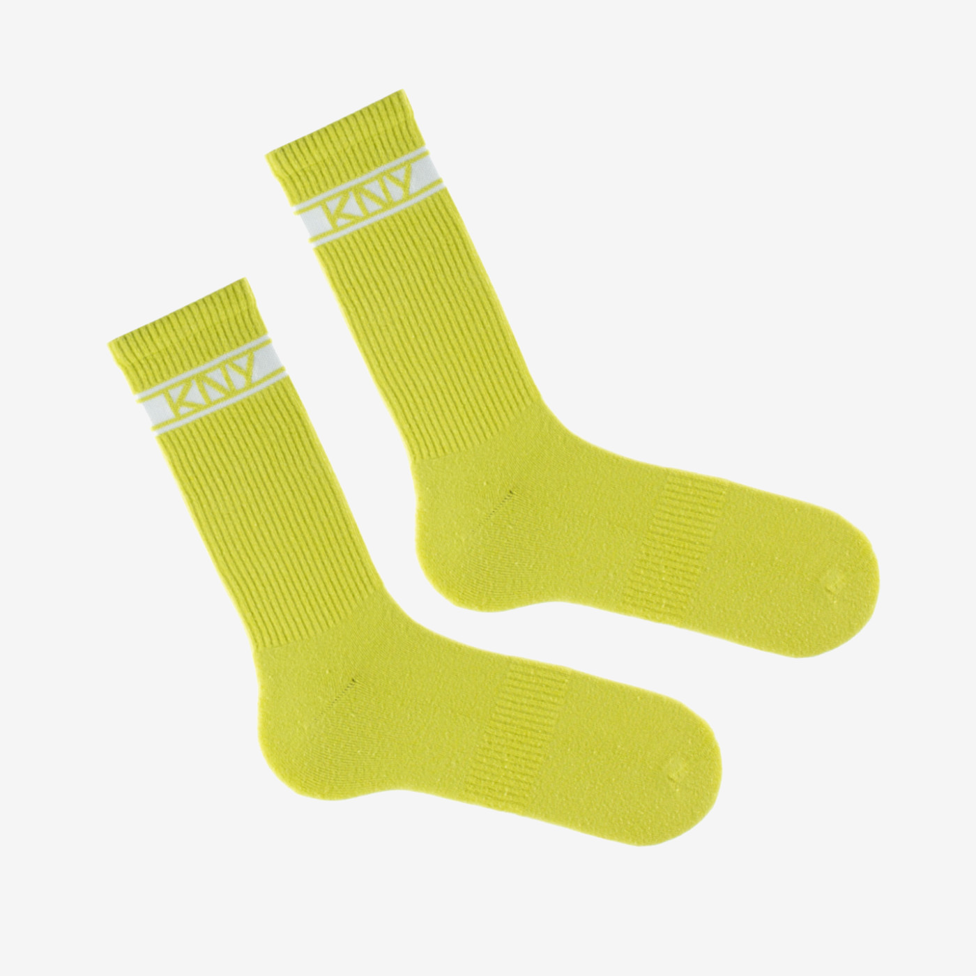 chaussette de sport colorée citron vert