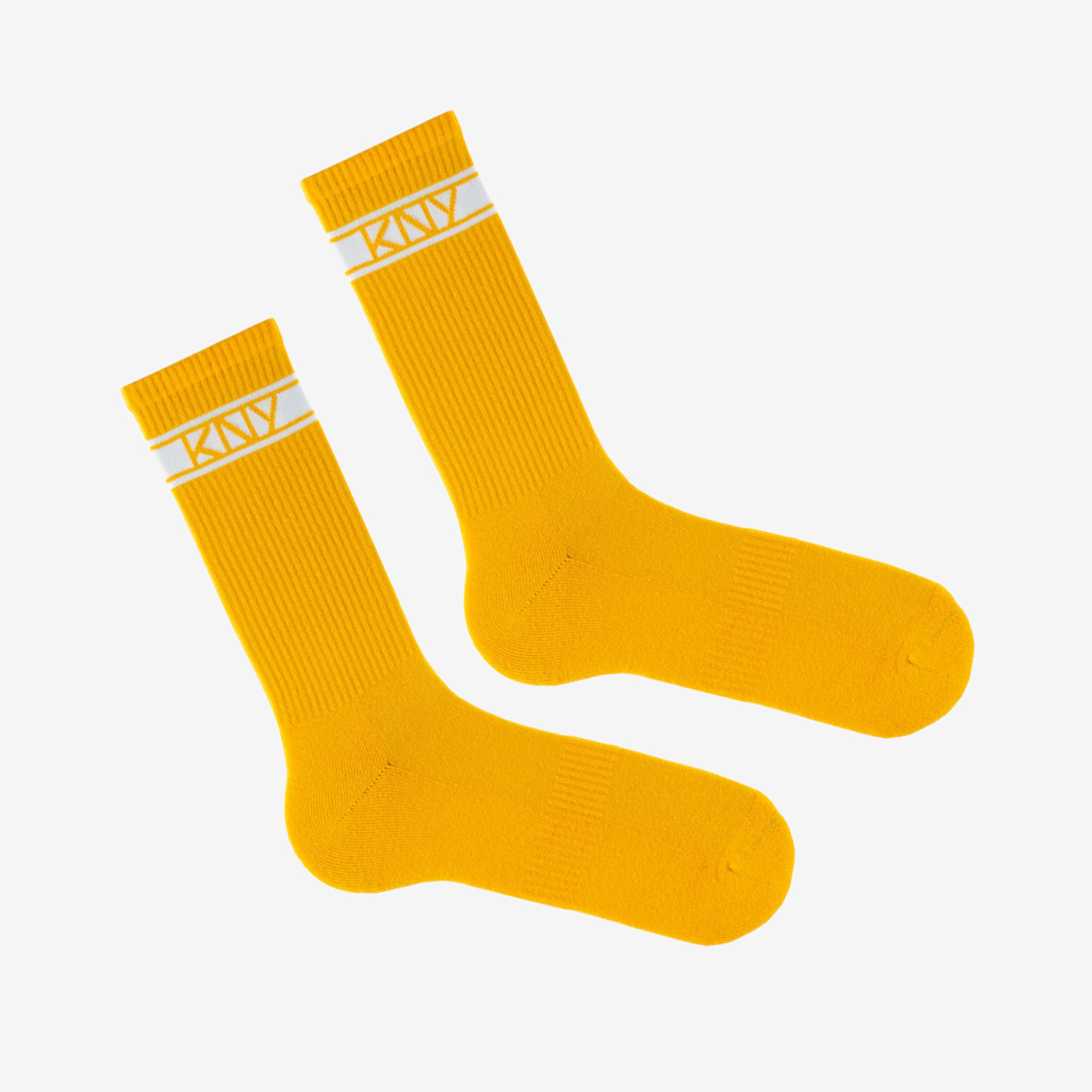 chaussette de sport colorée orange