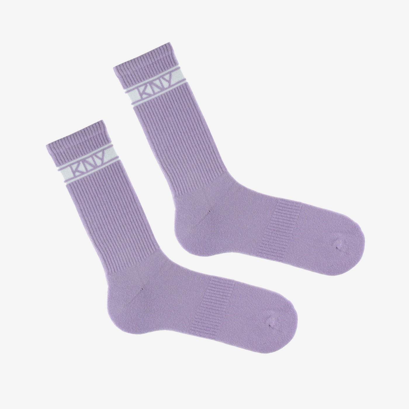 chaussette de sport colorée violet fluo