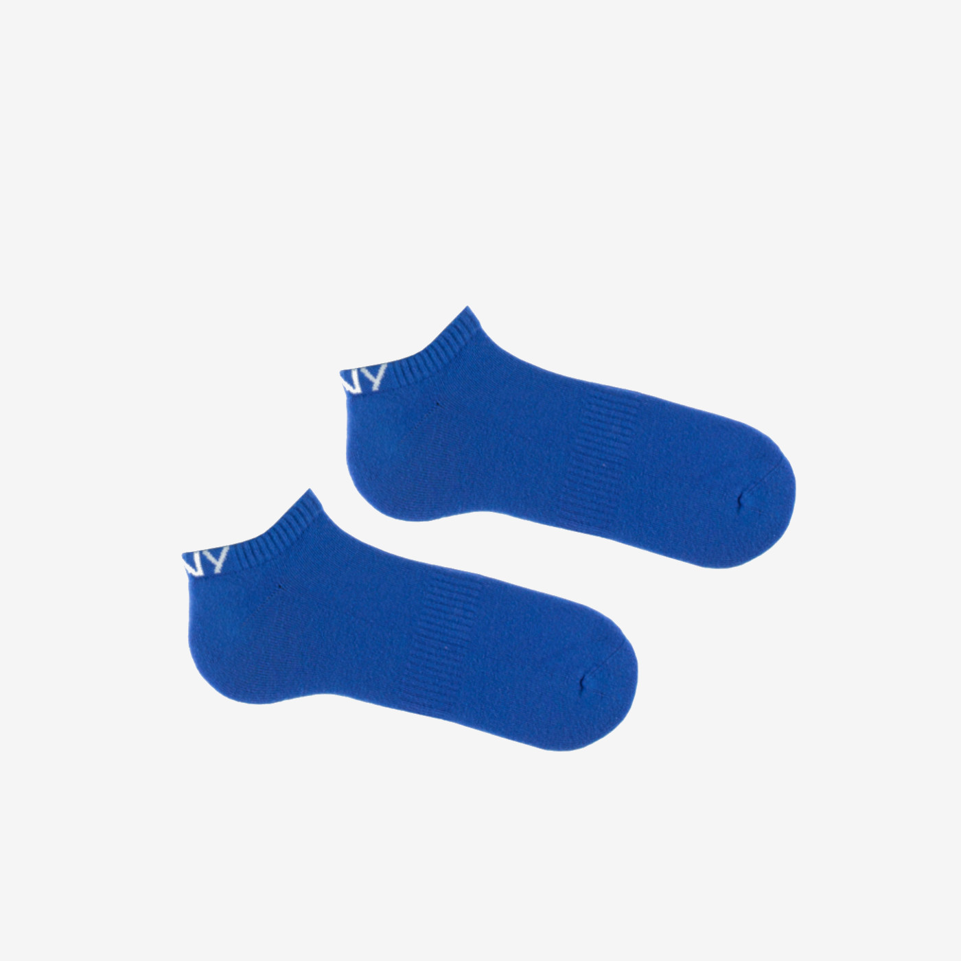 Chaussette courte de sport colorée bleu