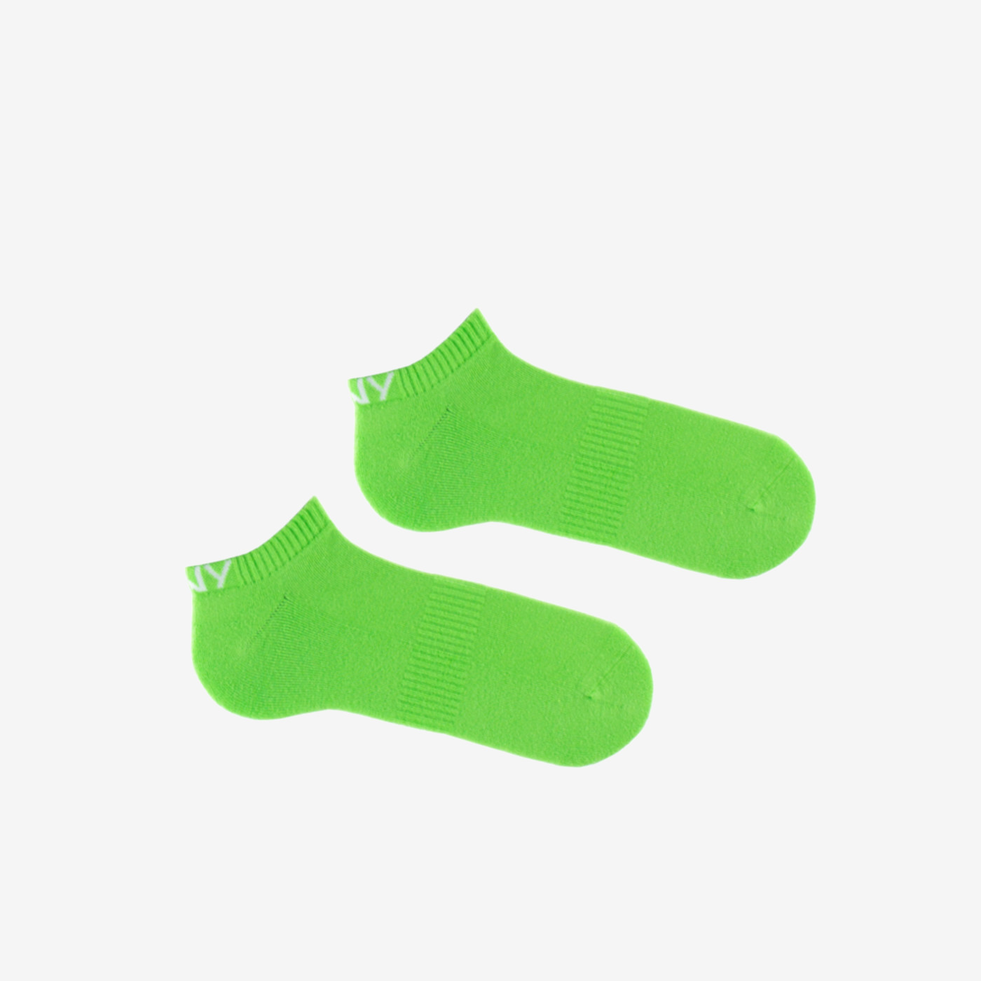 Chaussette courte de sport colorée vert