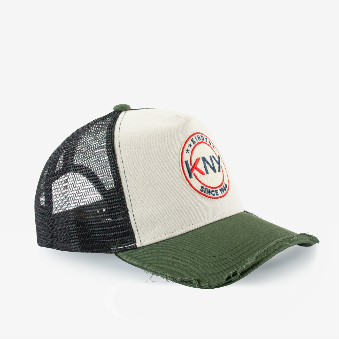 Casquette de profil vert kaki